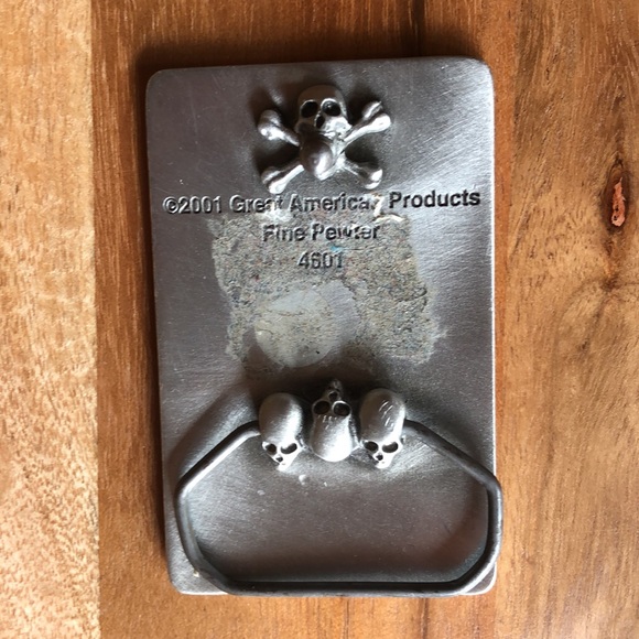 PacSun | Y2K Black & Silver Rock Star Belt Buckle - Picture 5 of 11